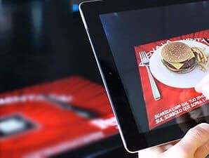 Augmented menu cards